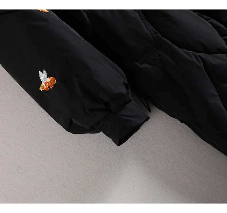 5XL, свободные, большие, плюс размеры, женские зимние, утепленные, модные, большие шерстяные, с воротником, тонкие, для полных, сестры, средней длины, хлопок, 8870