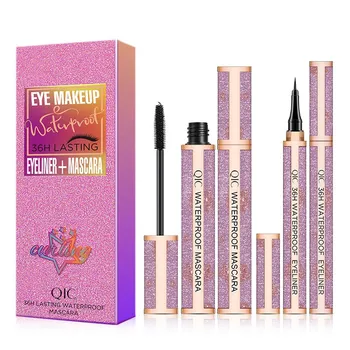 

Milky Way Mascara Eyeliner Set Waterproof Anti-Smudge Easy-to-Use Quick-Dry Eyeliner Mascara Set Eyelash Cream