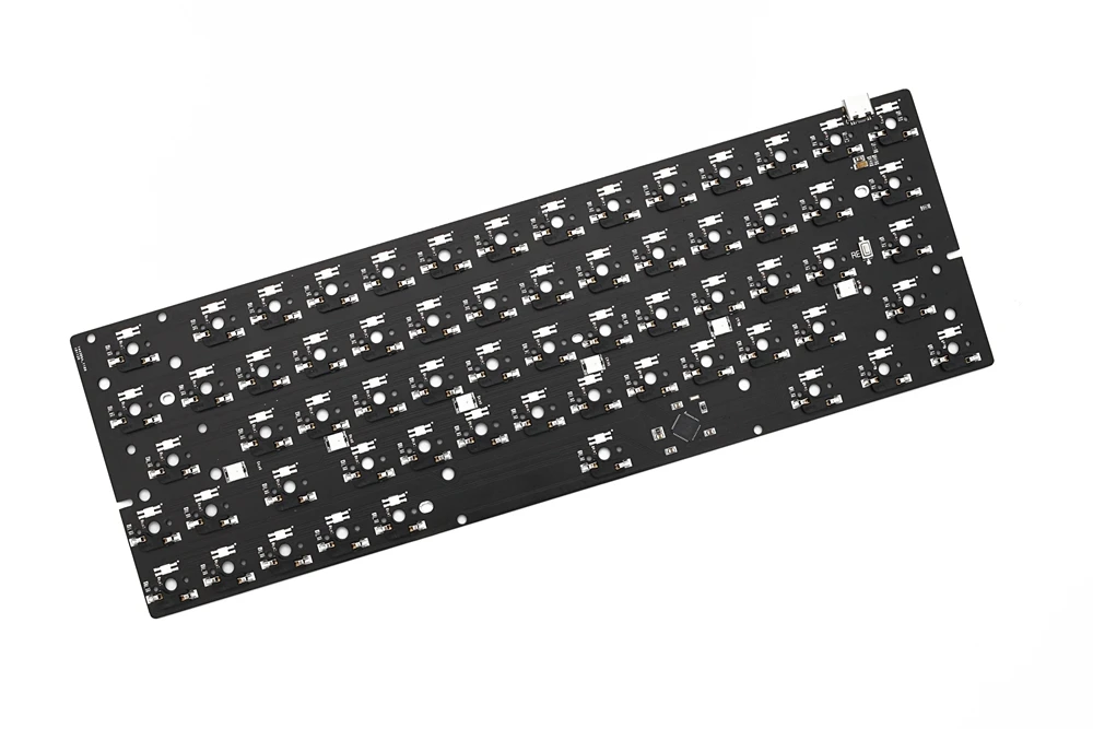 Underglow tipo c Quente Swappable Personalizado Teclado Mecânico Pcb Programado Qmk Firmware Completo Interruptor Bm60rgb Bm60 Rgb 60% Gh60 - Imagem 4