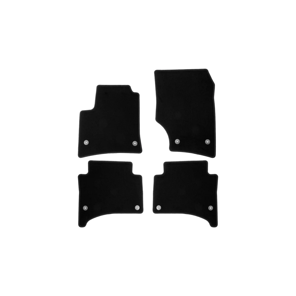 Коврики в салон klever econom volkswagen touareg 2002-2010, внед., 4 ш
