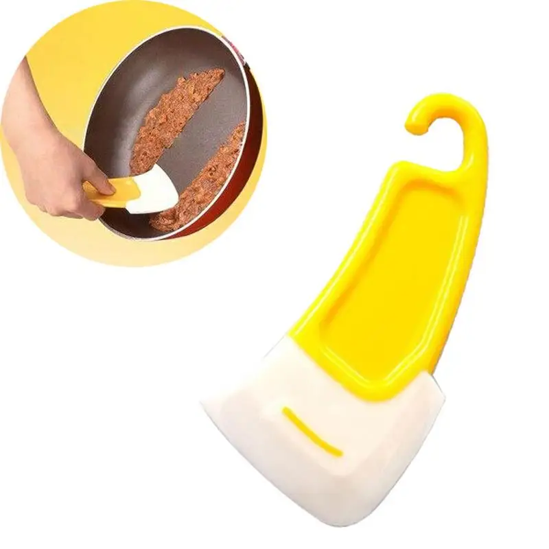  Silicone Spatula Pot Pan Scraper Cleaning Brush Kitchen Baking Utensils