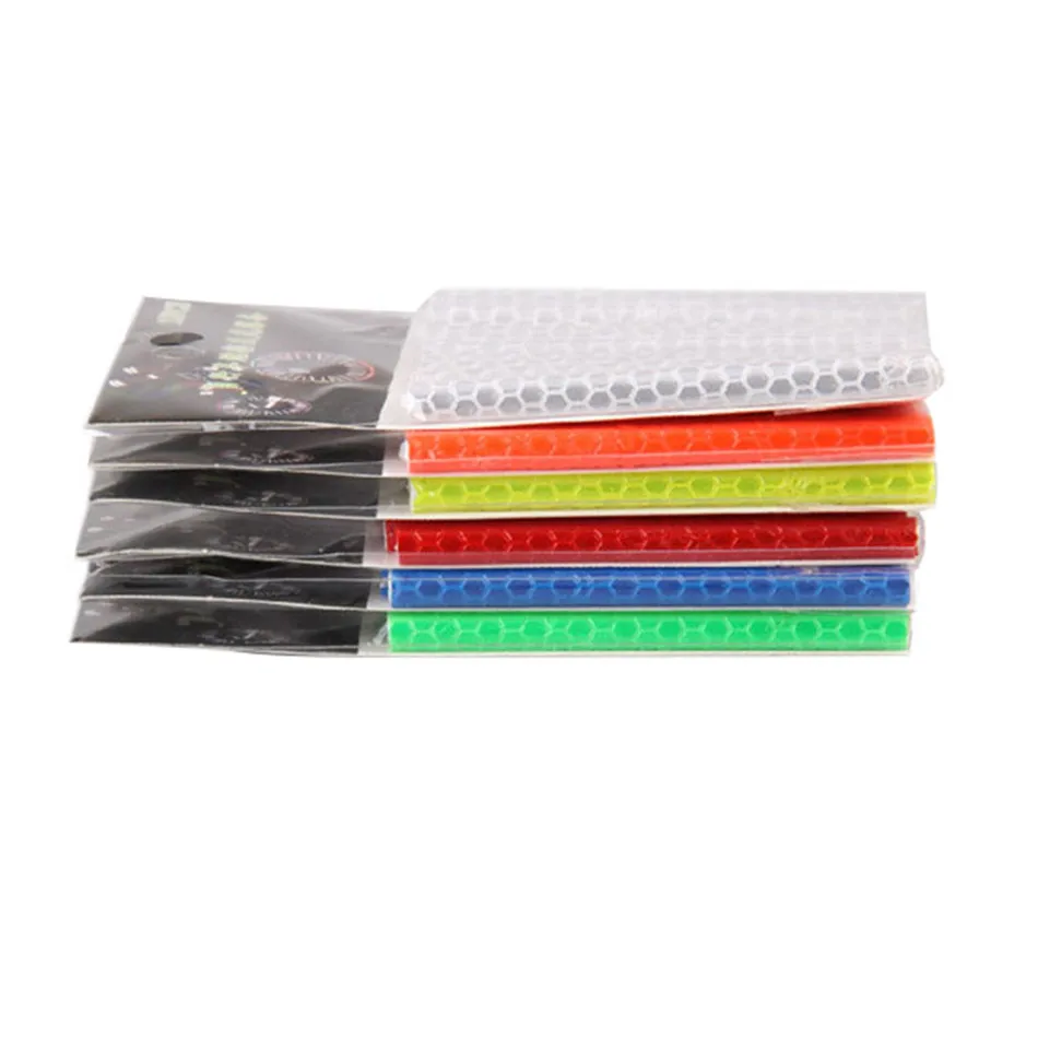 Perfect 12 Pcs Bicycle Light Rim Radio Clip Light Tube Safety Warning Light Strip Safety Cycling Reflective Reflector Bike Accessories 6