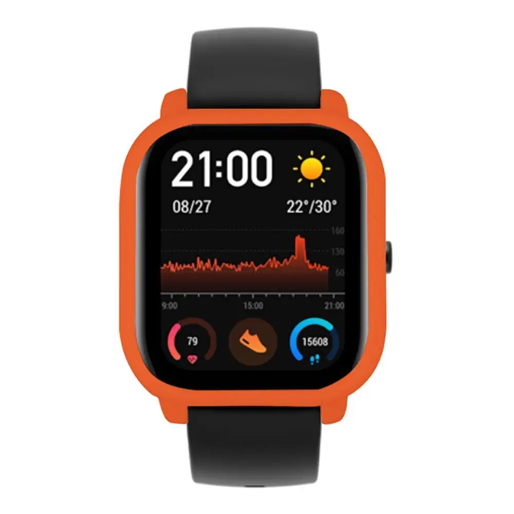 Силиконовый защитный мягкий чехол для Xiaomi Huami Amazfit GTS Smart Watch gps 5ATM водонепроницаемые умные часы