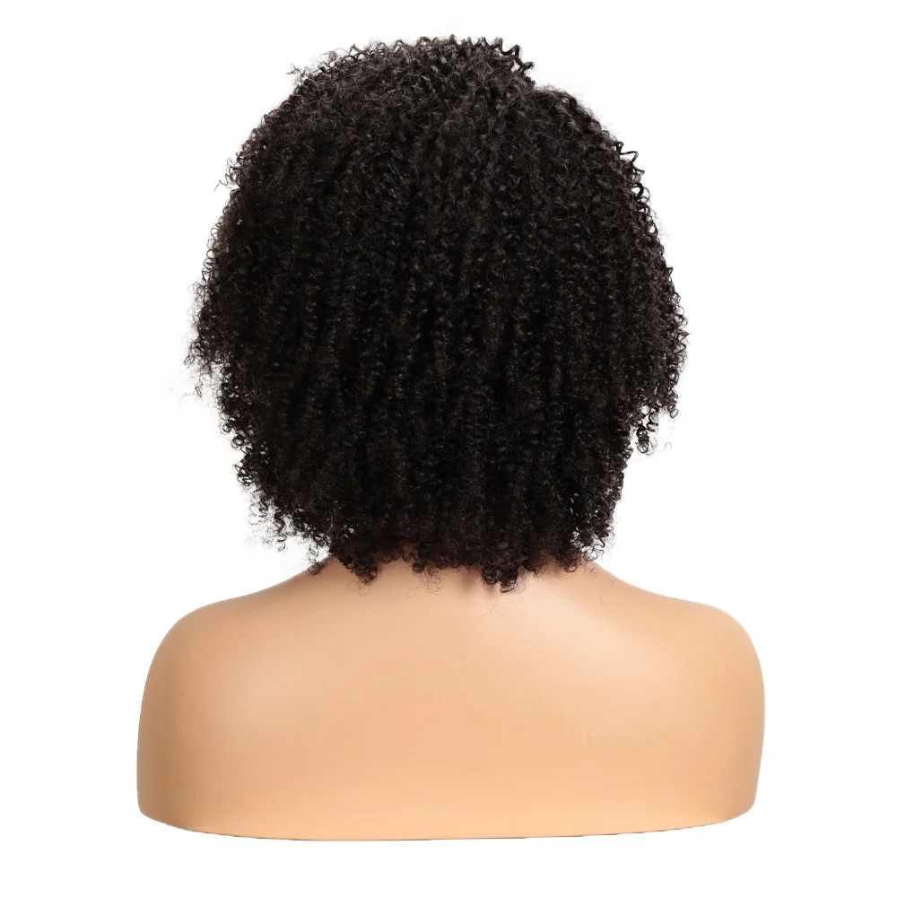 Remy Forte Lace Human Hair Wigs Curly Short Human Hair wig 100% Remy Brazilian Hair Wigs For Women U Part Kinky Curl Lace Wigs