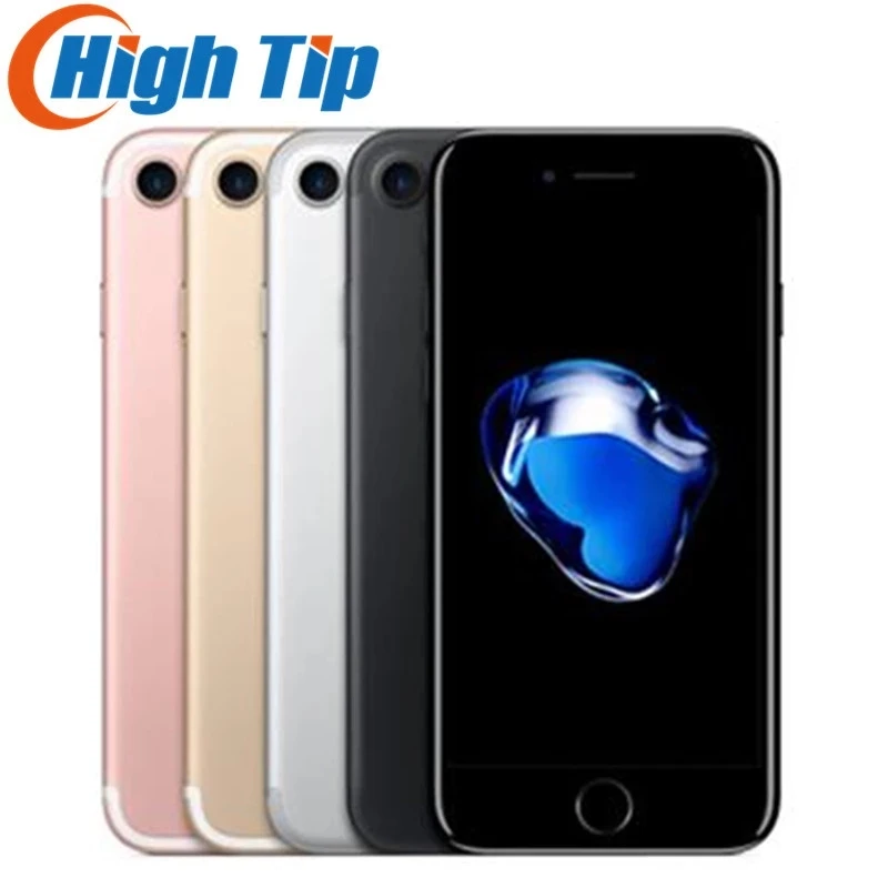 latest apple cellphone Original Unlocked Apple Iphone 7 4G LTE Mobile Phone 2G RAM 32GB/128GB/256GB ROM 4.7''12.0 MP Fingerprint Smartphone cell phones with 3 cameras