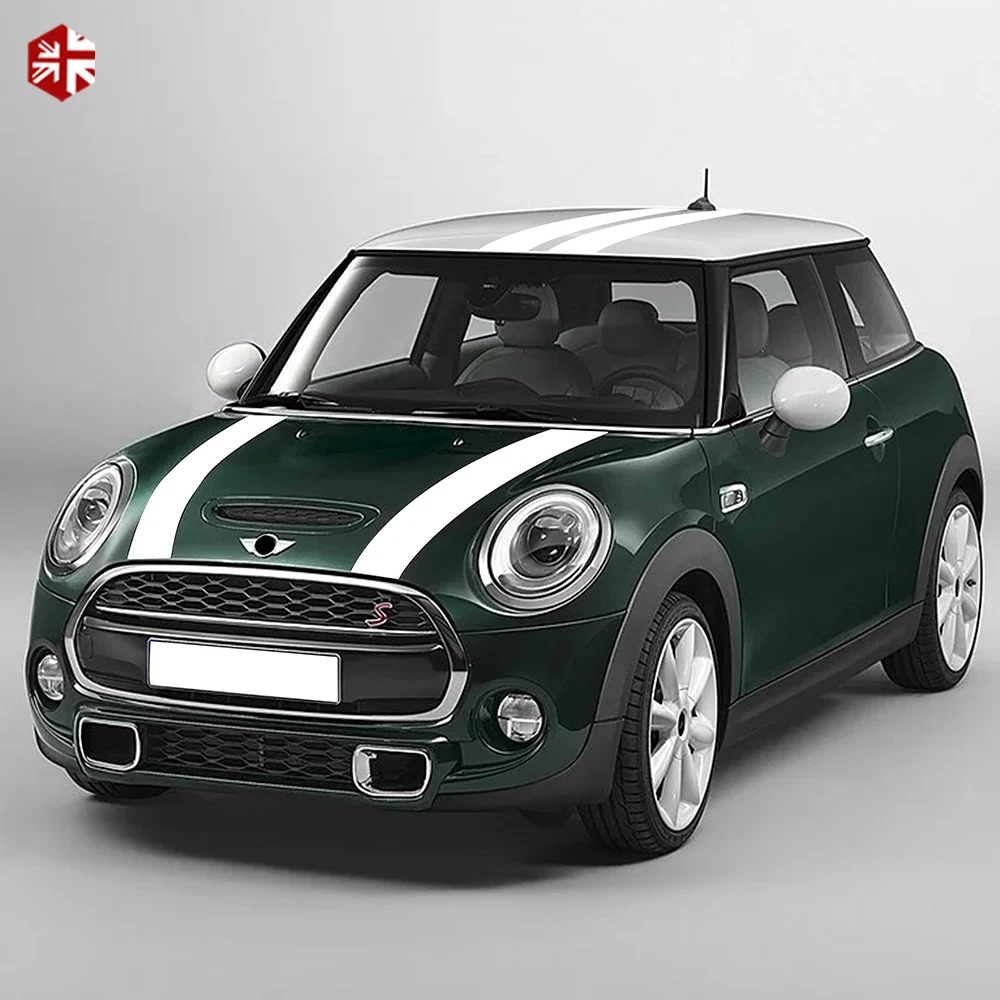 Car Hood Decal Racing Bonnet Stripe Engine Cover Trunk Rear Body Kit Sticker For MINI Cooper R55 R56 F55 F56 R58 R60 R50 R53 F60