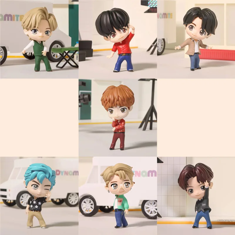Лидер продаж 7 шт./лот 4G Φ 6G 7G крошечная фигурка TAN Bangtan Boys игрушечная группа модель
