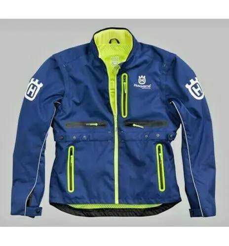 

2019 Blue New Motocross Enduro For Husqvarna Gotland Polyester Off road Mens Jacket