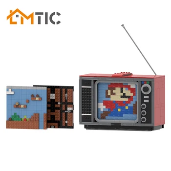 

MOC Classic Pixel NES Game Console Set For 71374 Arcade Building Toy Game Machine Model Plastic Brick Brinquedos Children's Toys