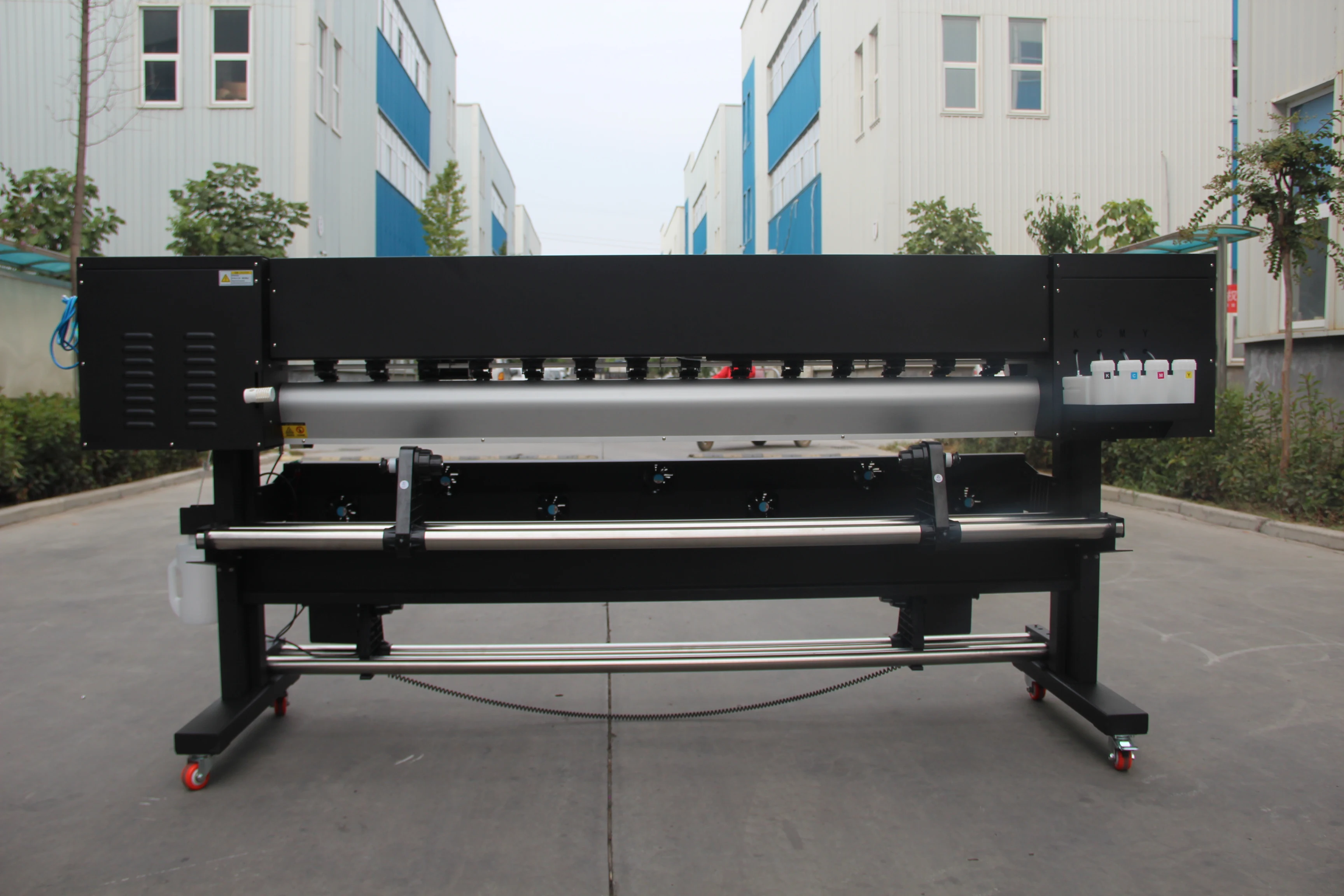 NDL-S2000 head reflective banner eco solvent printer, big size printing machine
