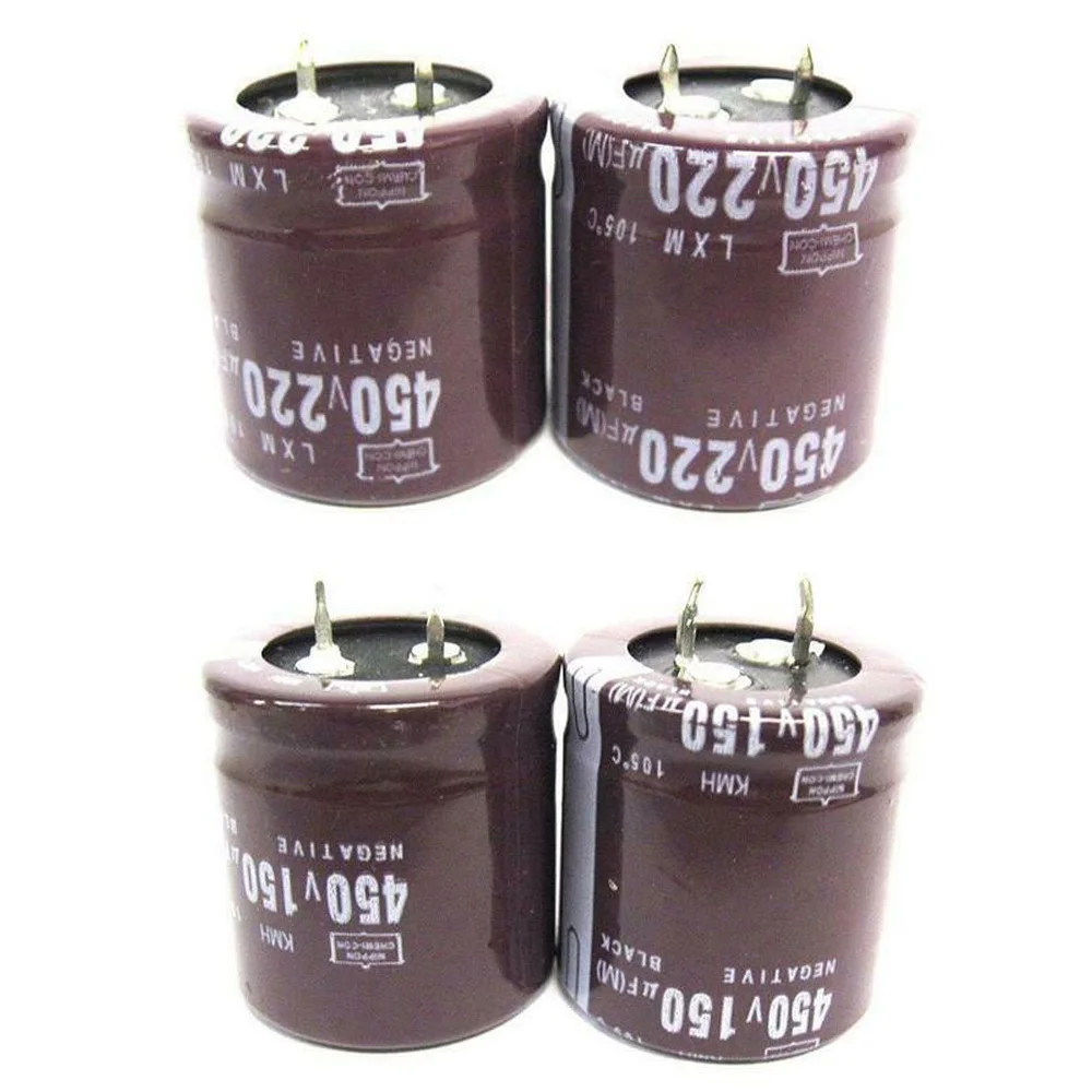 

30mmx30mm 450V Radial Spare Electrolytic Capacitors 2Pcs For Computer Motherboard TV Speaker Digital Camera Etc