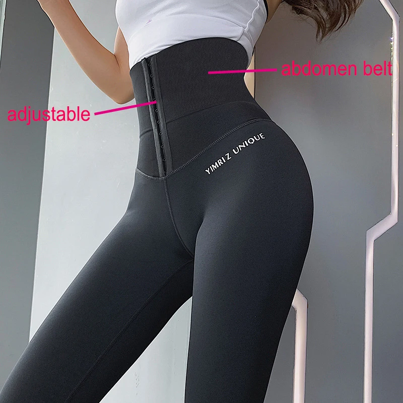 Marketing online para las mujeres de Yoga gimnasio sin pantalones deportivos de elevación elástico cintura alta Atlético ejercicio Fitness polainas Activewear Pantalones