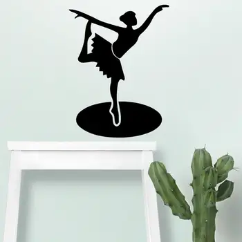 

Cartoon Style Ballerina Girl Wall Stickers Personalized Creative For Kids Rooms Nursery Room Decor Wall Decal Mural