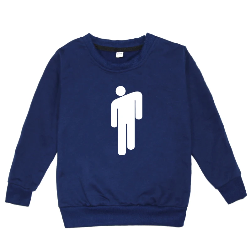 Hoodies 2 Г. Осенняя брендовая одежда для мальчиков детские толстовки и свитшоты хлопковая Детская хлопчатобумажная Повседневная Толстовка Billie Eilish для мальчиков и девочек - Цвет: Hoodies 2