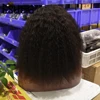 Парик U-образной формы, курчавые прямые парики, парики из человеческих волос для женщин, 150% бразильский парик Yaki из человеческих волос, левая... ► Фото 3/6
