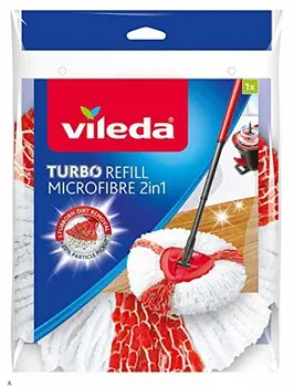 

Vileda Easy Wring & Clean Turbo 2 en 1 Mopa Microfibra Cabeza