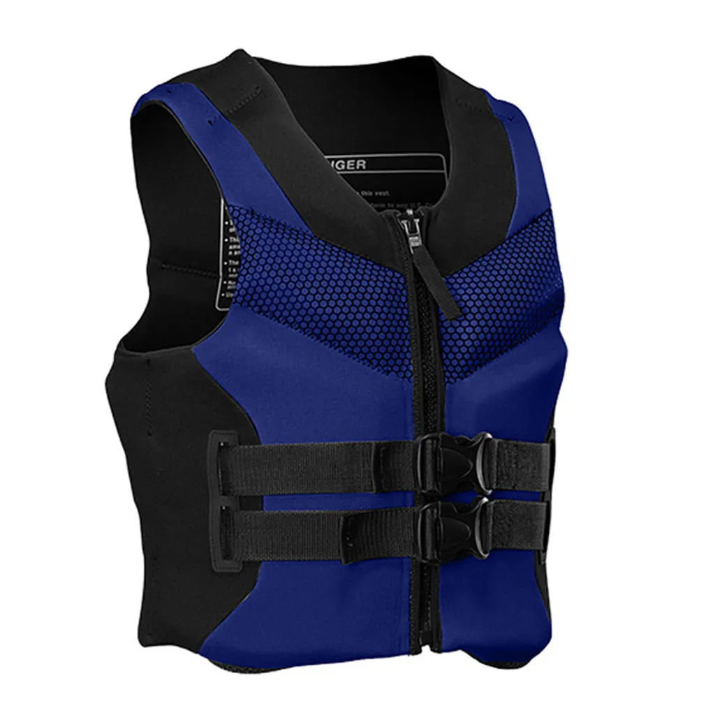 Adults Life jacket Neoprene Life Vest Water Sports Fishing Water Ski