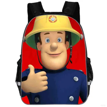 

Arrival Cartoon Hero Fireman Sam Printed Backpacks For Kids Bag For Children Boys Schoolbag For Kindergarten school bags Gifts