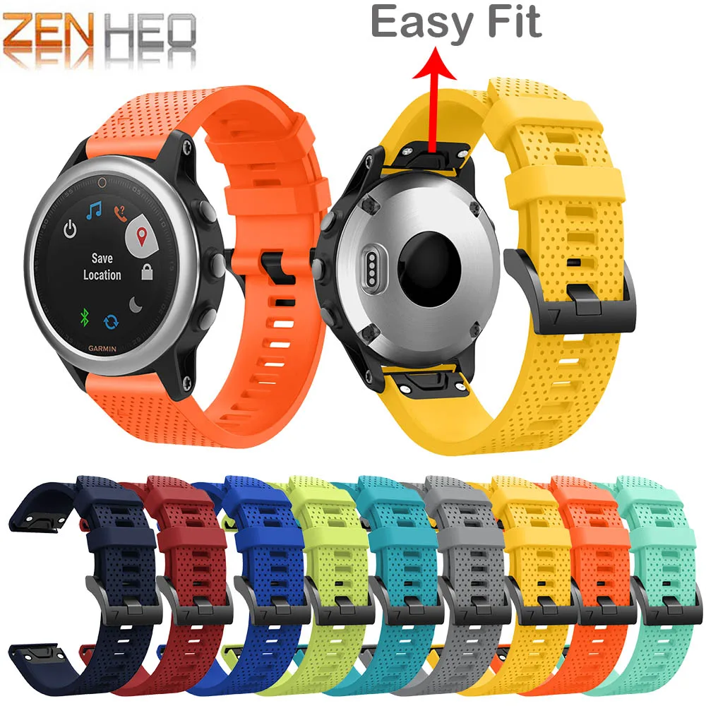 

Quick Release Watch band Strap for Garmin Fenix 5S 6S Pro Quick Fit Silicone Wrist Band Strap For Garmin Fenix 6S 5S Plus