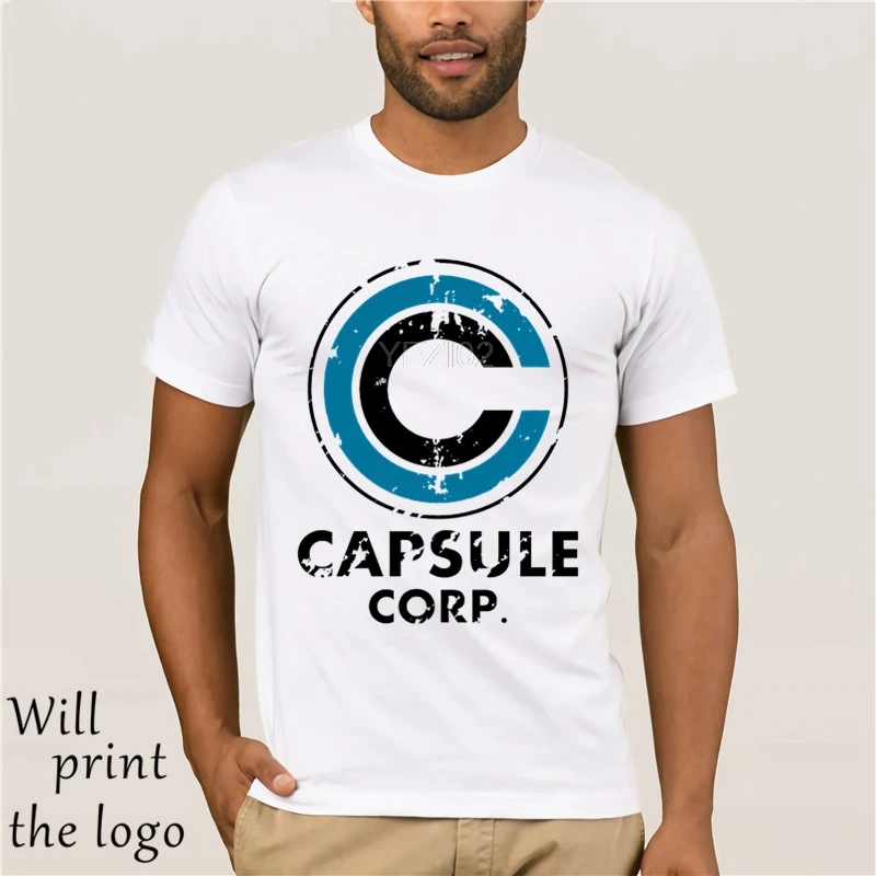 Capsule Corp Corporation T Shirt Bulma Hoi Poi Dragon Ball Son Goku Trunks BlackTShirts