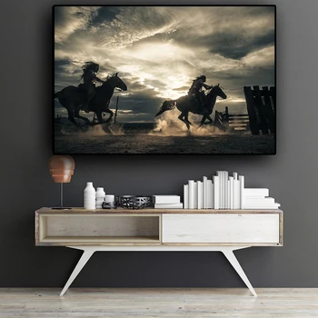 

Black And White Native Vintage Indian Portrait Canvas Painting Scandinavian Poster Cuadros Wall Art Picture Home Decoration