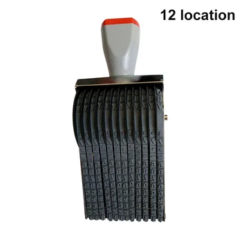 

New Hot Multipurpose Rolling Stamp 8 Digits Letter Number Emboss DIY Stamper SMR88