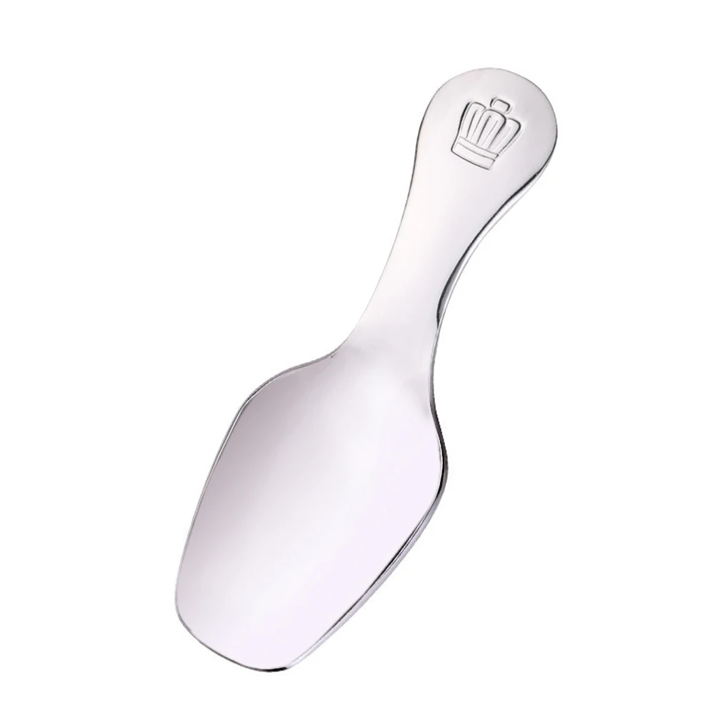 Еда дома мини дети из нержавеющей стали кухонные подарки чайная ложка коррозионная стойкость с коротким ручкой прочный легко чистить серебро
