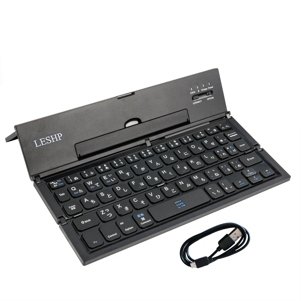 

Portable Wireless Keyboard Folding Mobile Phones Tablet Keyboard For Ipad For IOS For Android Black/White