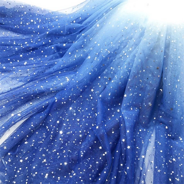 Royal Blue Tulle Fabric