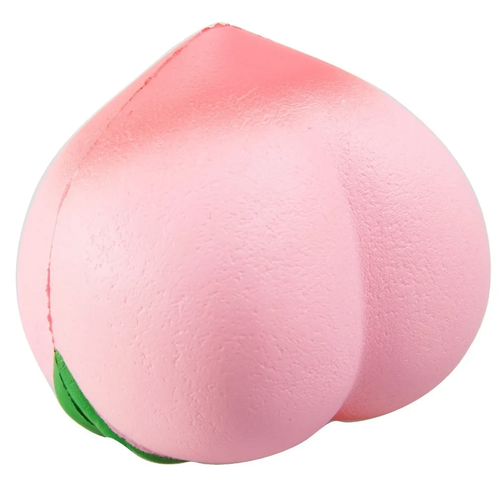1 шт. 10 см Jumbo медленно растущий персик мягкие игрушки Kawaii фрукты сквиши крем ароматизированные игрушки для детей и взрослых# YL