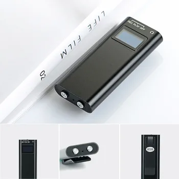 

Voice Activated MP3 Player Interview Audio Recorder Pen With Back Clip Mini OLED Digital Microphone For Meeting Lectures Office