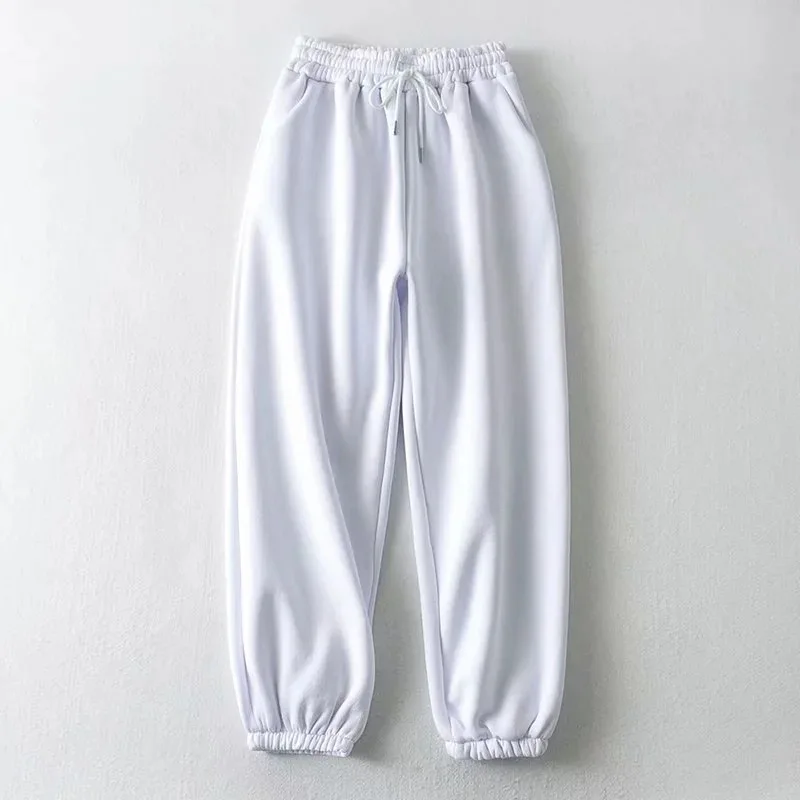 black capri pants Sweatpants for Women 2021 Autumn New Baggy Fashion Oversize Sports Pants Balck Trousers Female Joggers Streetwear Woman Pants slacks