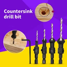 Forets coniques fraisés, alésoirs hexagonaux, forets coniques, forets fraisés, forets de forme spéciale, ouvreurs de trous pour le travail du bois 
