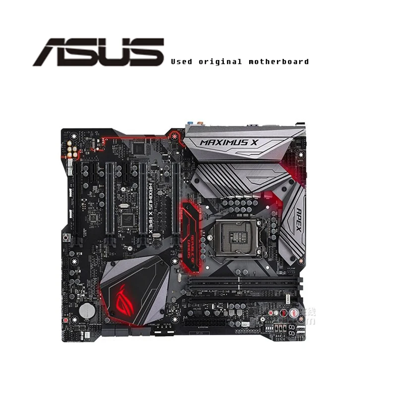 Оригинальная материнская плата для ASUS ROG MAXIMUS X APEX разъем LGA1151 DDR4 Z370 настольная |