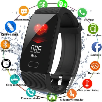 

Q1 Smart Bracelet Heart Rate Tracker Digital Waterproof Fitness Tracker Sports Bracelet Smart Band Reloj Inteligente Mujer