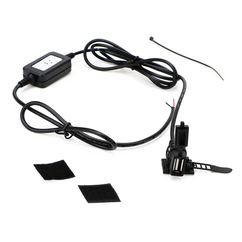 Motorcycle USB charger complete package