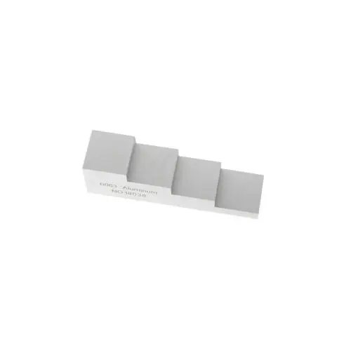 6063 Aluminum 3-5-10-15mm 4 Step Calibration Block Ultrasonic Thickness Testing block,Aluminum test block
