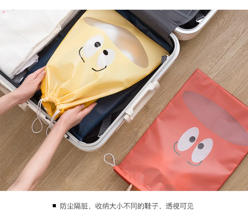 Чемодан Обувь и нижнее белье дорожная сумка для хранения мультфильм водонепроницаемый Органайзер Одежда Упаковка шнурок сумка женская сумка для хранения