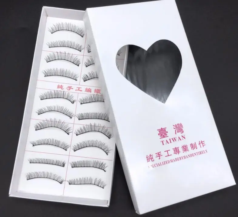 

10pairs Faux 3D Mink Lashes Natural Long False Eyelashes Volume Fake Lashes Makeup Extension Eyelashes maquiagem