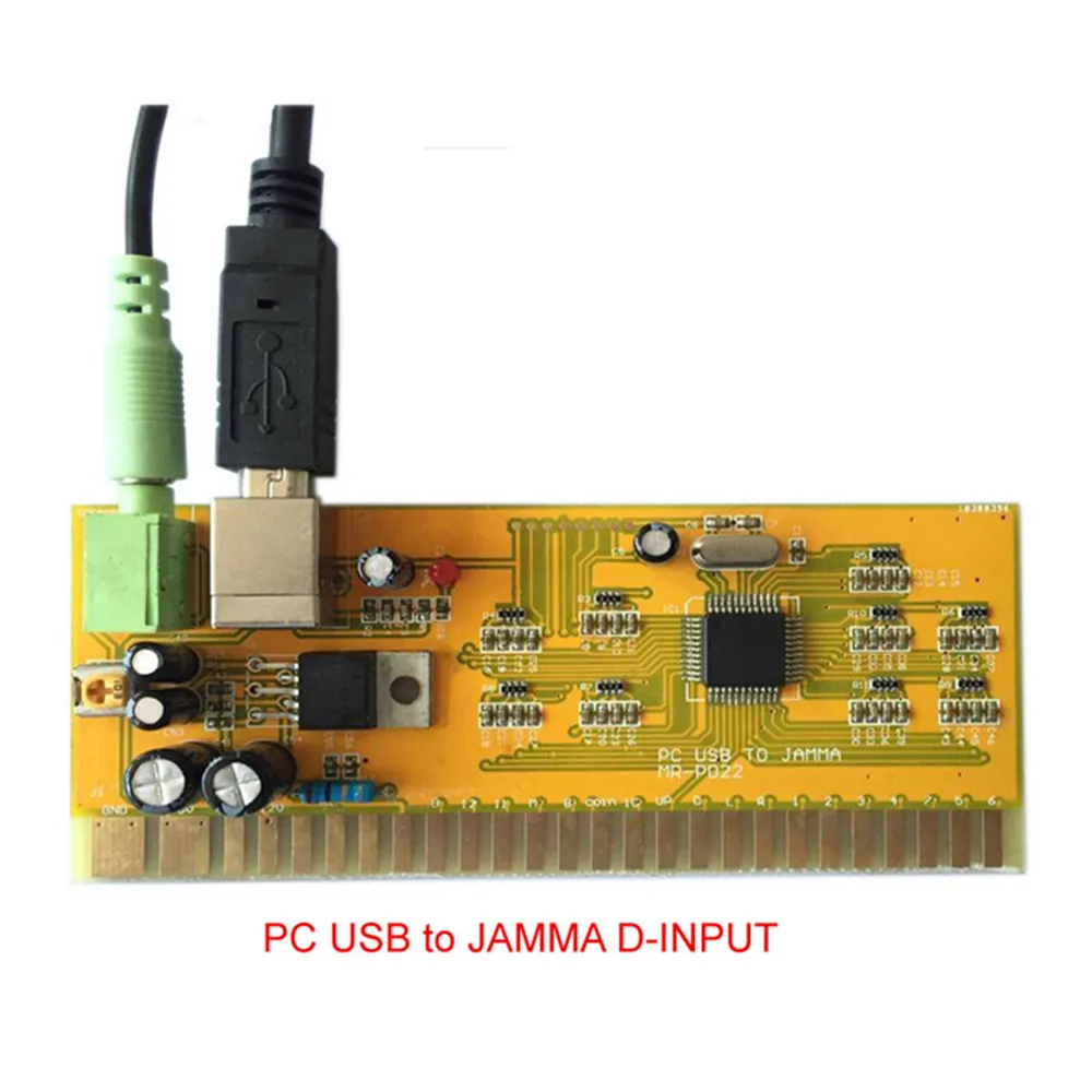 Professional 2-players PC USB to Jamma D-input Control Board PCB Panel Universal 