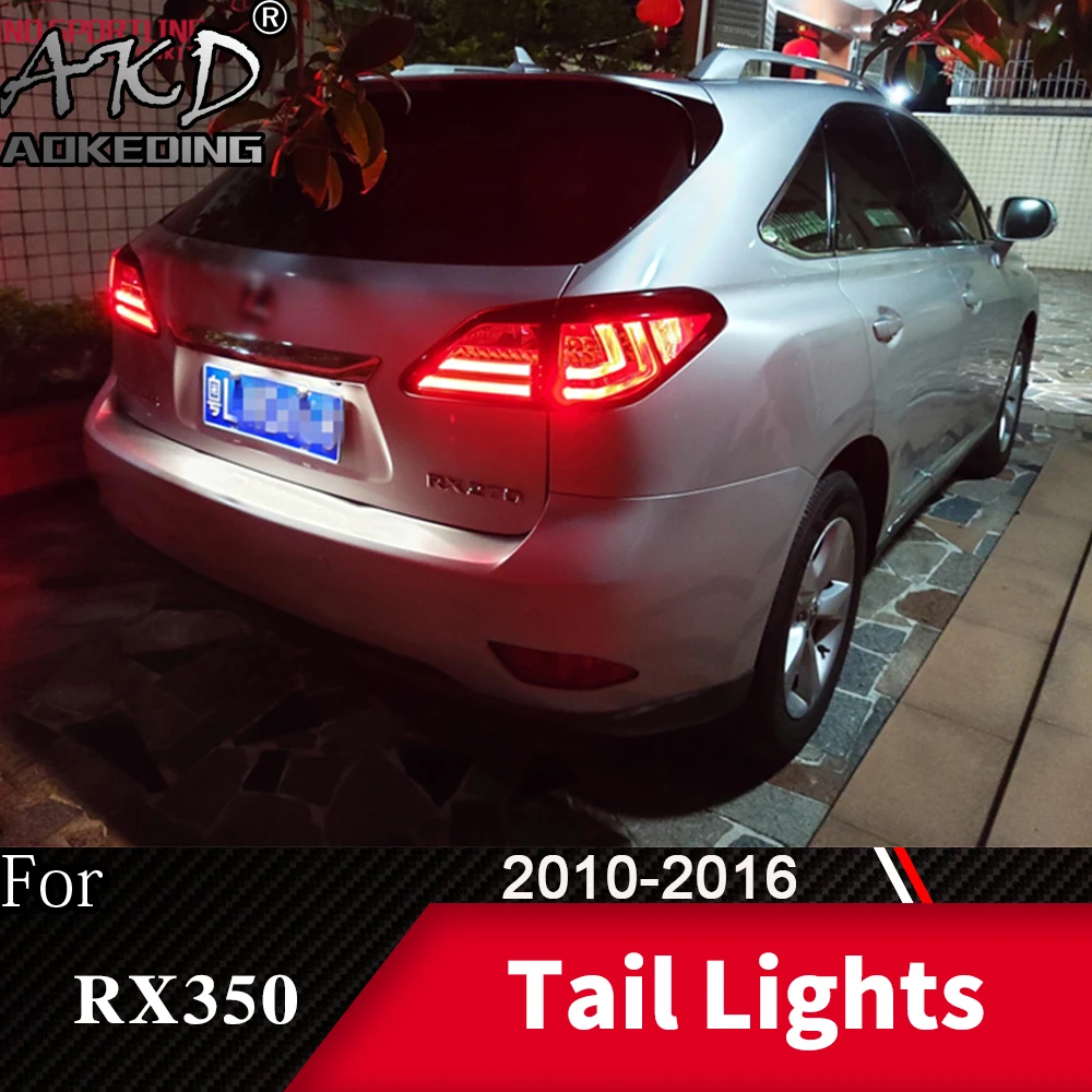 Задний фонарь для автомобиля Lexus RX350 2010- RX330 светодиодный задние фары, противотуманные фары Дневные ходовые огни DRL Тюнинг автомобилей Автомобильные аксессуары