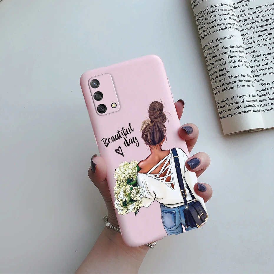 Cute Baby Girls Case For Oppo A74 Case OppoA74 CHP2219 Soft Silicone Phone Cases For Oppo A74 5G A 74 CPH2197 Back Cover Bumper cases for oppo back