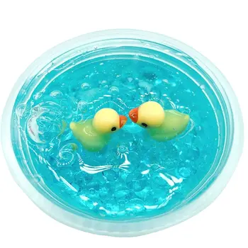 

Kawaii Clay Blue Color Slime Funny Modeling Clay Cute Duck Kit Release Stress Toys For Children Adults Education Toy