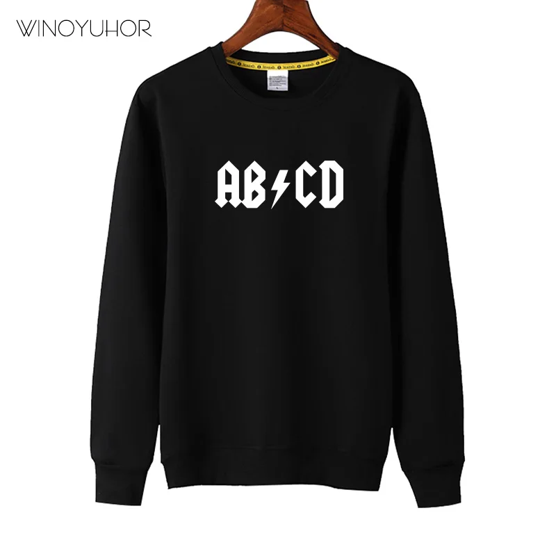 ABCD/Детский свитер с буквенным принтом; толстовки для мальчиков и девочек; детская одежда для малышей; осенние Забавные топы с длинными рукавами; пуловеры