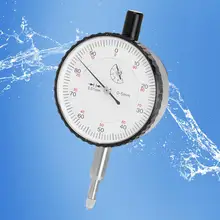 Высокоточный стрелочный индикатор 0-5 мм, 0,01 мм, 6 драгоценностей, ударопрочный циферблат, измерительный прибор