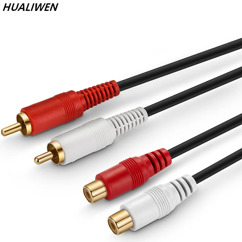 2RCA 2 RCA кабель со штыревыми соединителями на обоих концах для подключения аудио