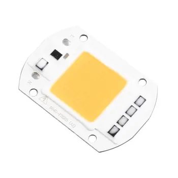

IP63 Waterproof 50W LED COB Chip AC 110V 220V Smart Integrated High Luminous LED Chip DIY Floodlight Cold White/ Warm White