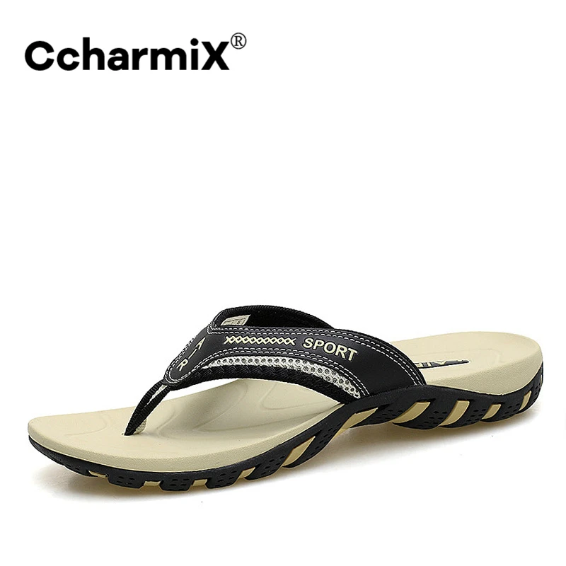CcharmiX 2020 Летняя мужская обувь модные мужские шлепанцы модная Нескользящая