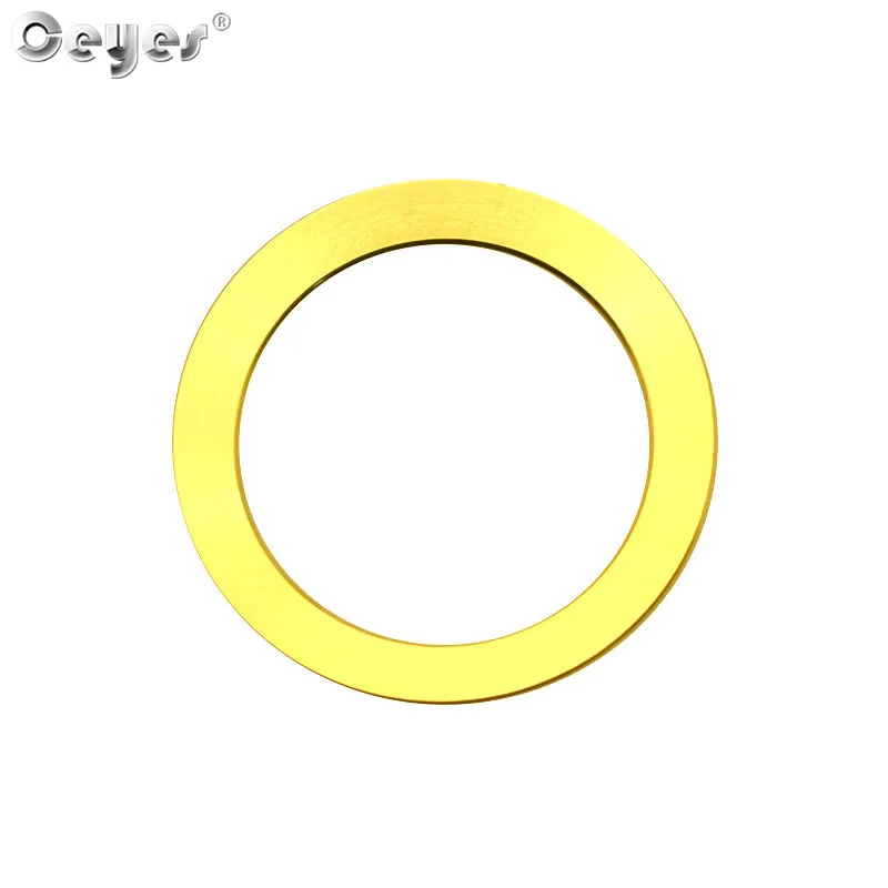 Gold Ring Cover Ceyes наклейки для салона автомобиля для Jeep Commander Wrangler Grand для Dodge авто двигатель кнопка запуска стоп кольцо крышка чехол - Цвет: Gold Ring Cover