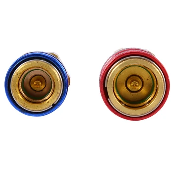 

2pcs R134A Car Auto Air Condition Fluoride Quick Adapter Connector High/Low Part